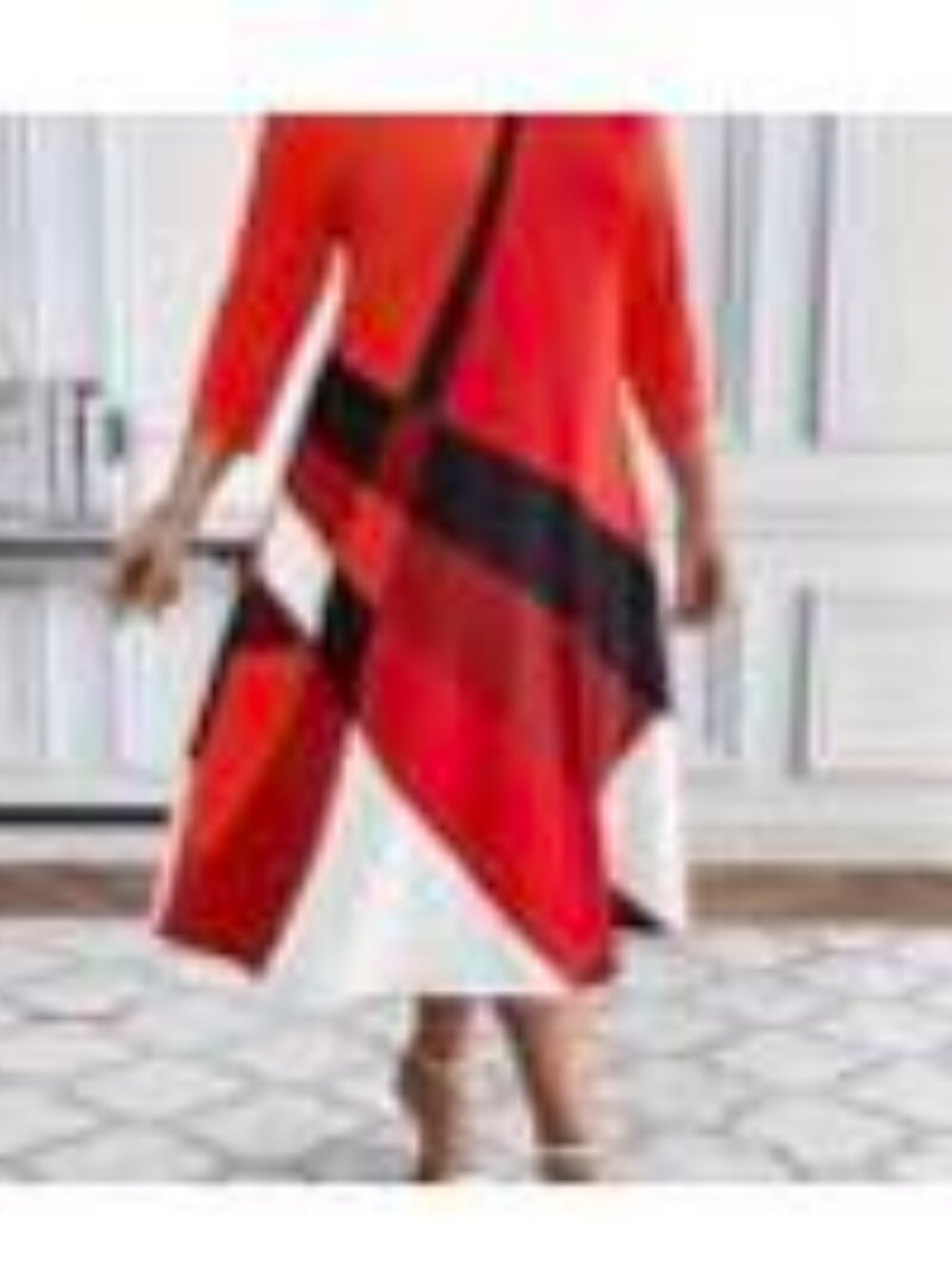 Ladies size 3XL  three colored midi dress